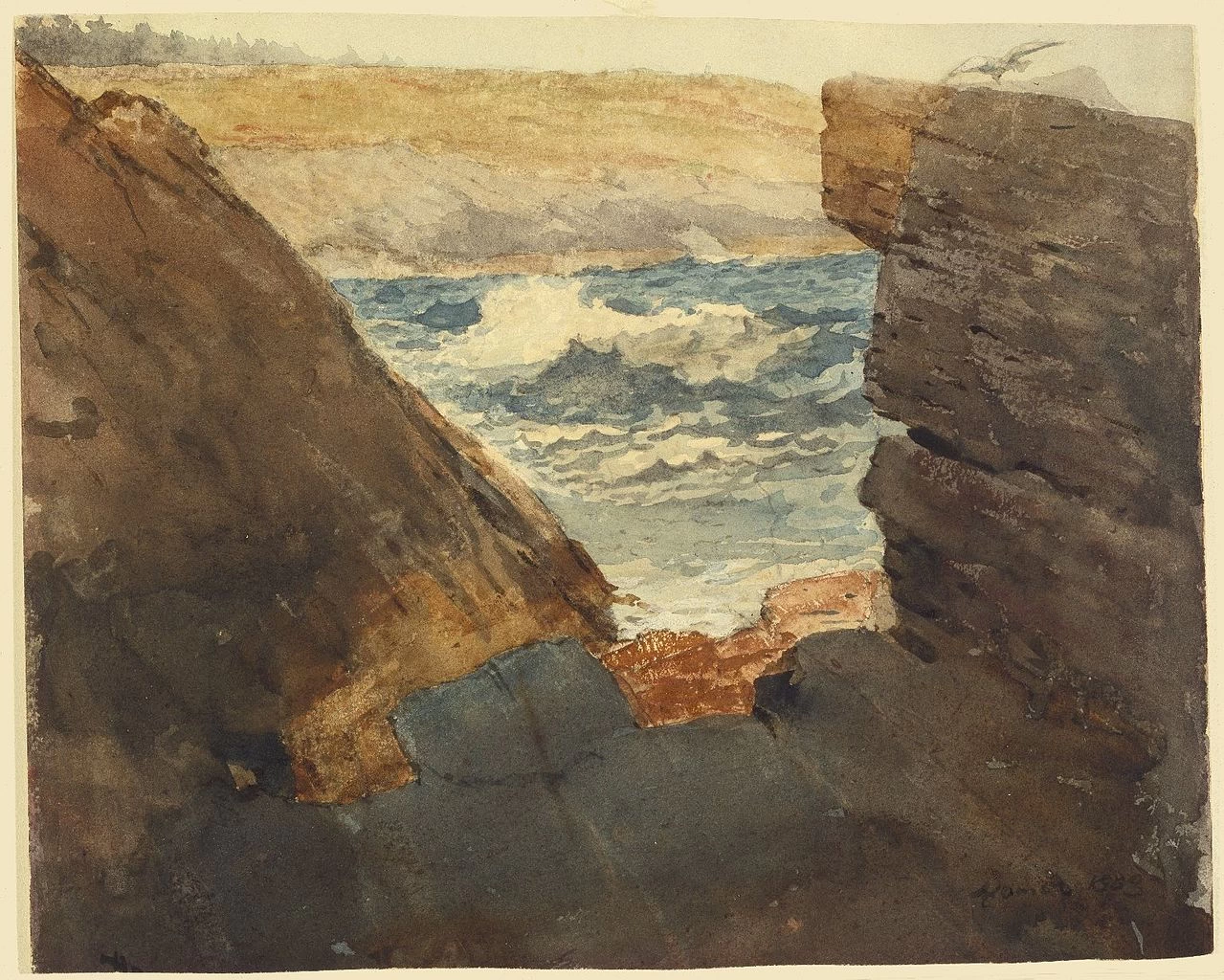 Attraverso le rocce (1883) - Brooklyn Museum, New York